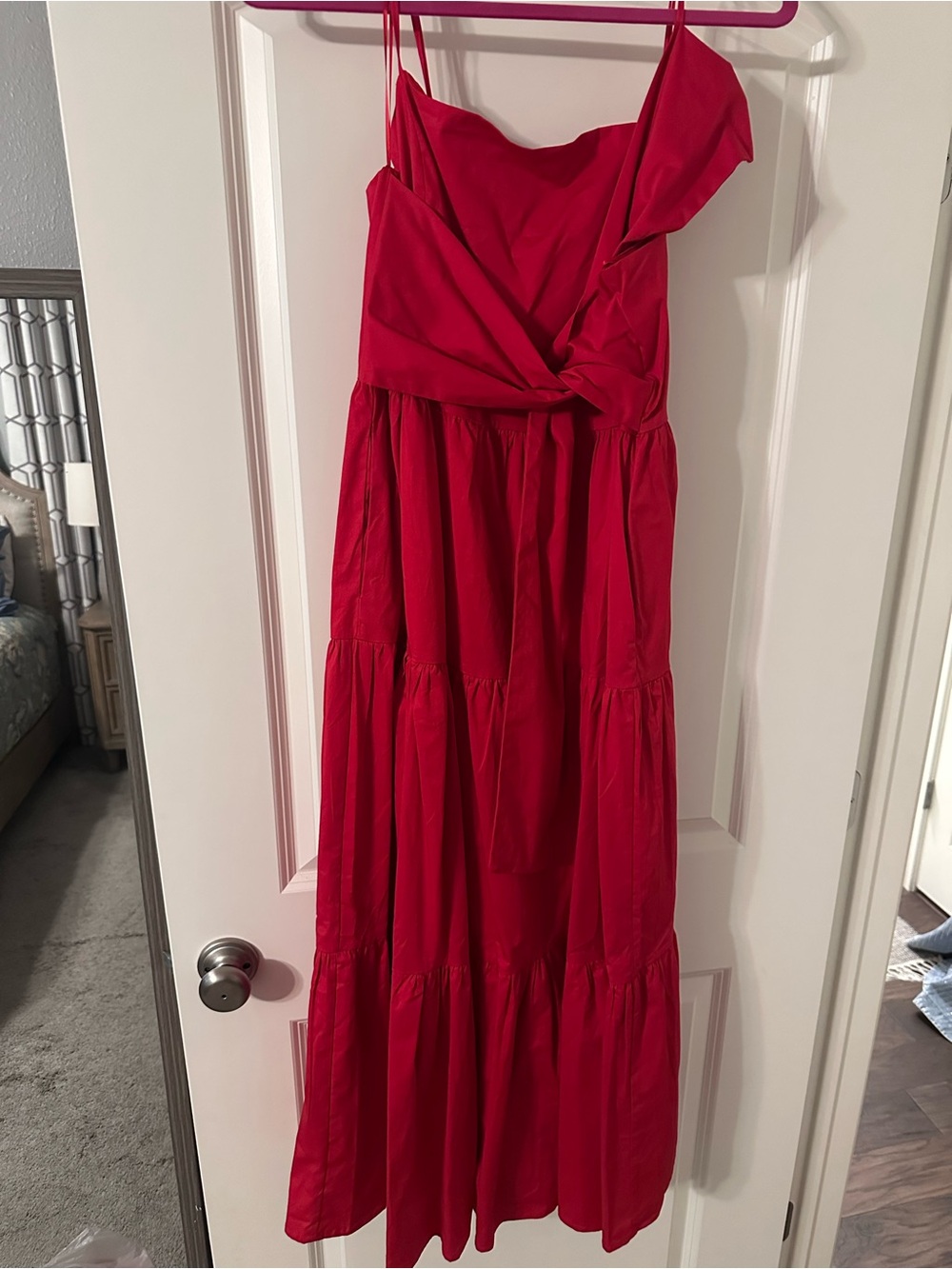 Sugarlips Red Maxi Dress with Tie Detail